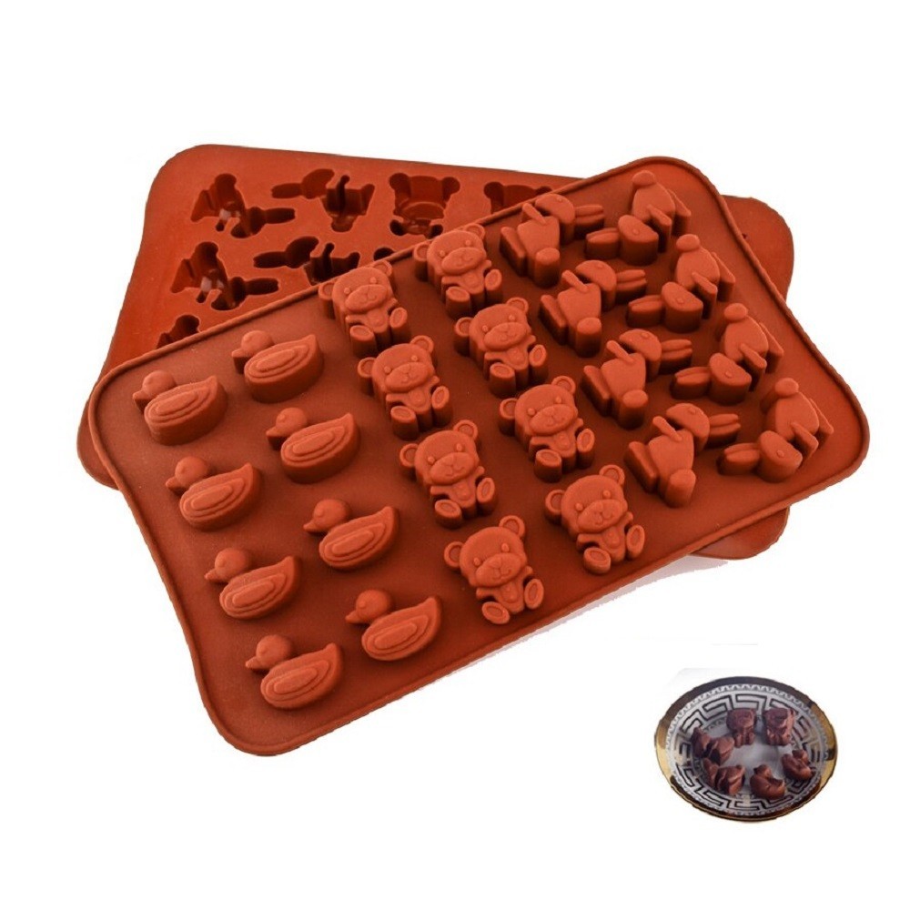 Silicone mold for chocolates - animals