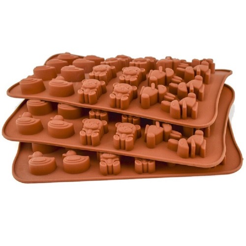 Silicone mold for pralines - animals