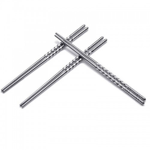 Chinese chopsticks made of stainless steel 4 pcs