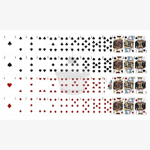 Esspapier "Spielkarten 1" - A4