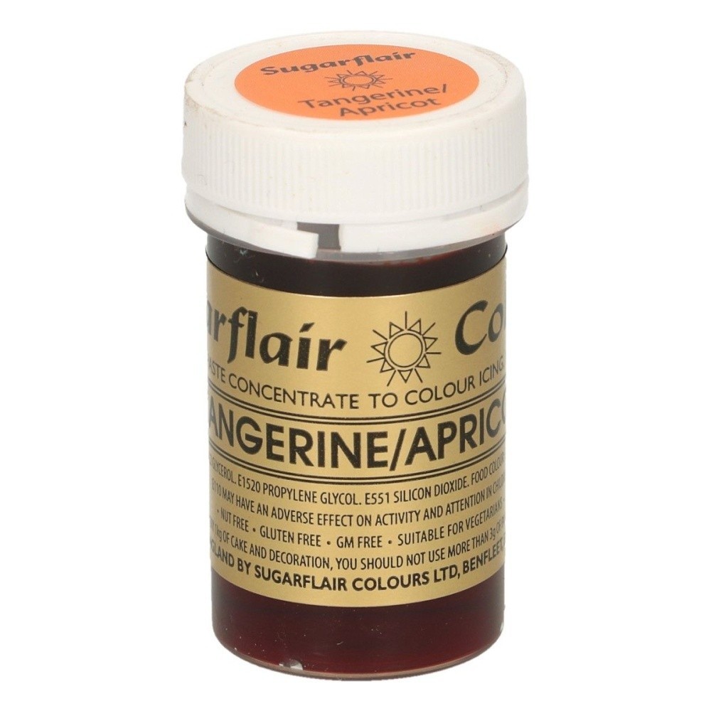 Sugarflair Gelfarbe - Aprikose - Mandarin/Orangentraube