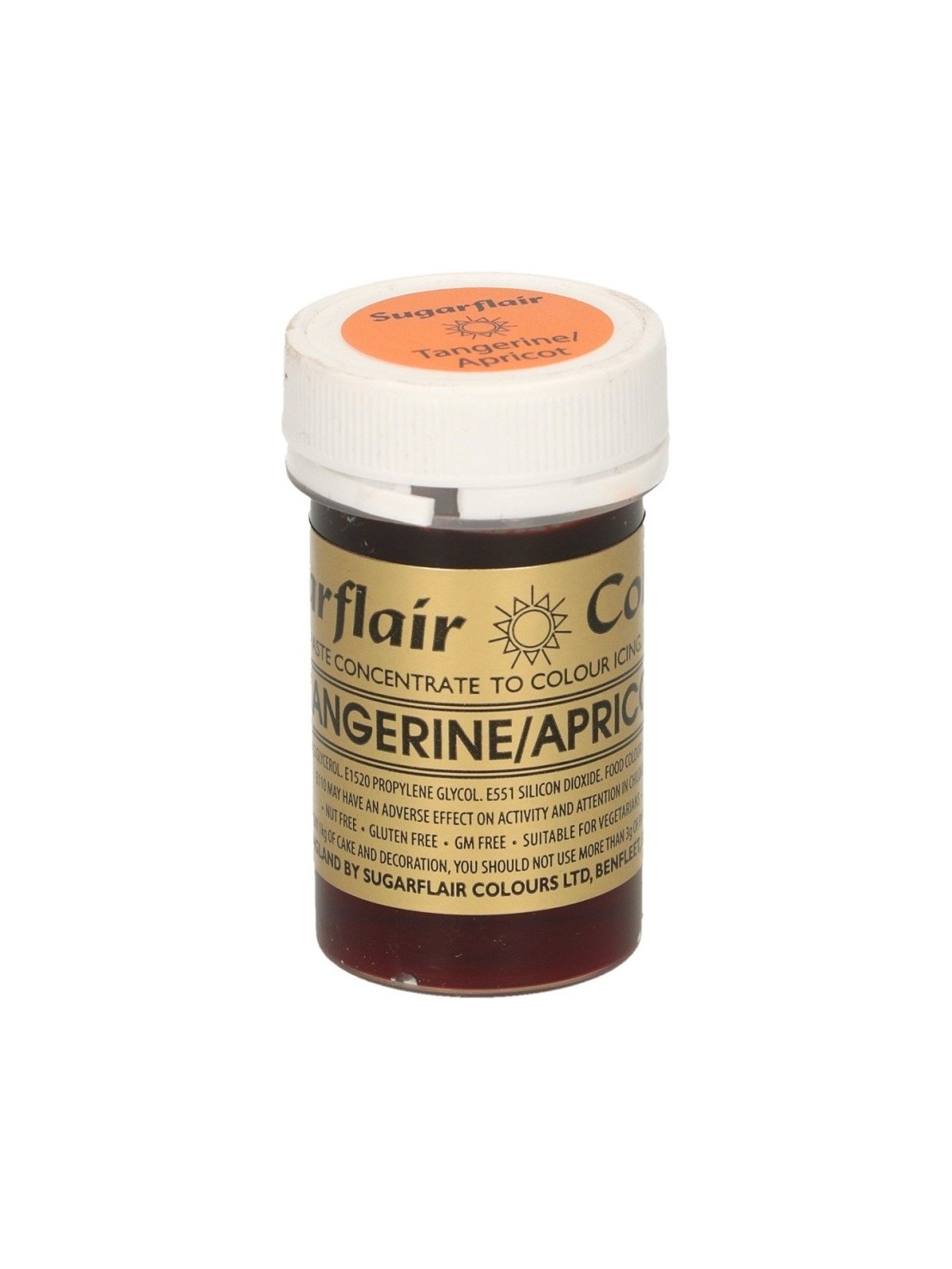 Sugarflair Gelfarbe  - Tangerine/Apricot