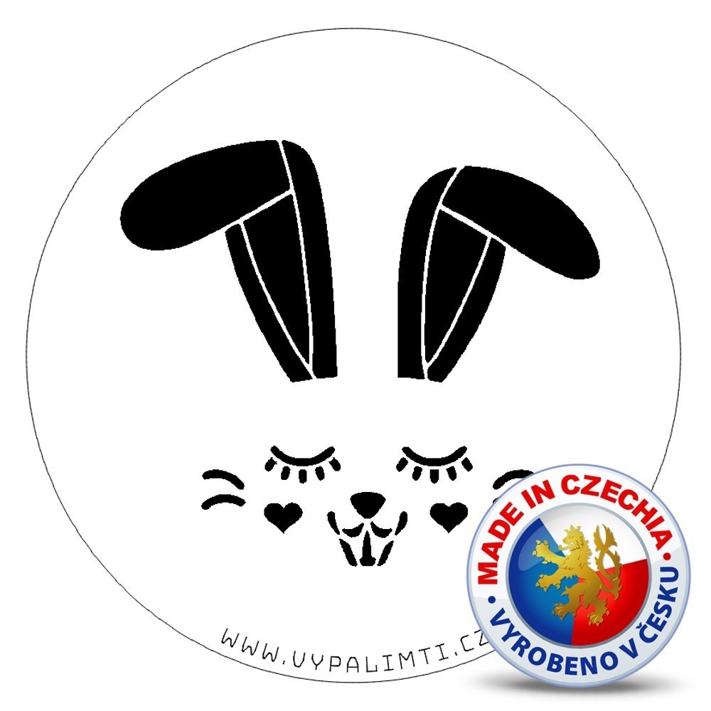 Stencil template - Bunny