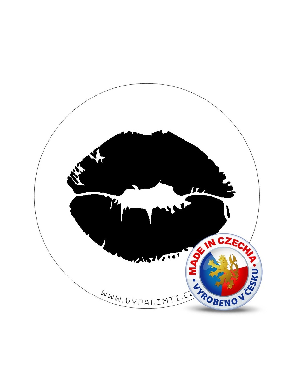 Stencil-Vorlage - Lippen