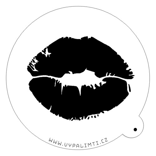 Stencil template - Lips