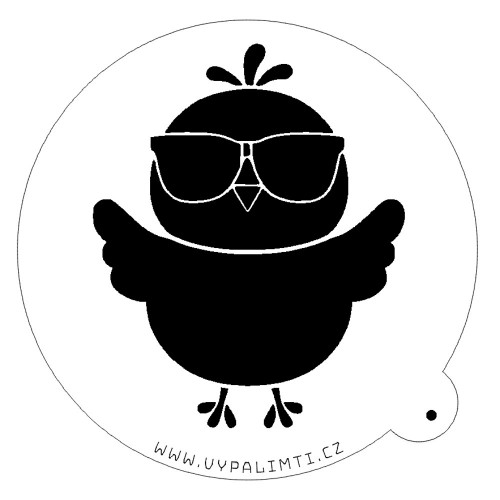 Stencil template - Chicken