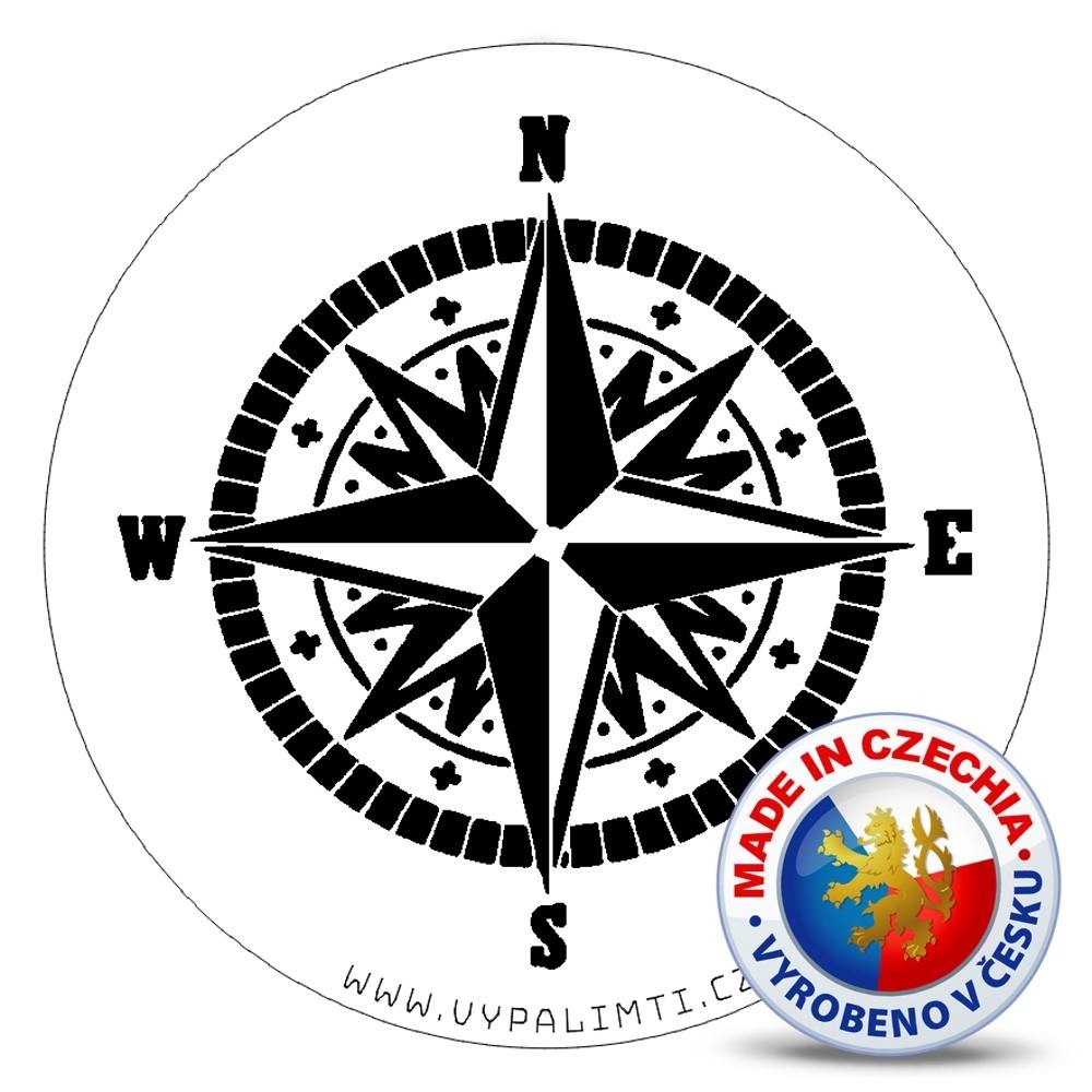 Stencil template - Compass