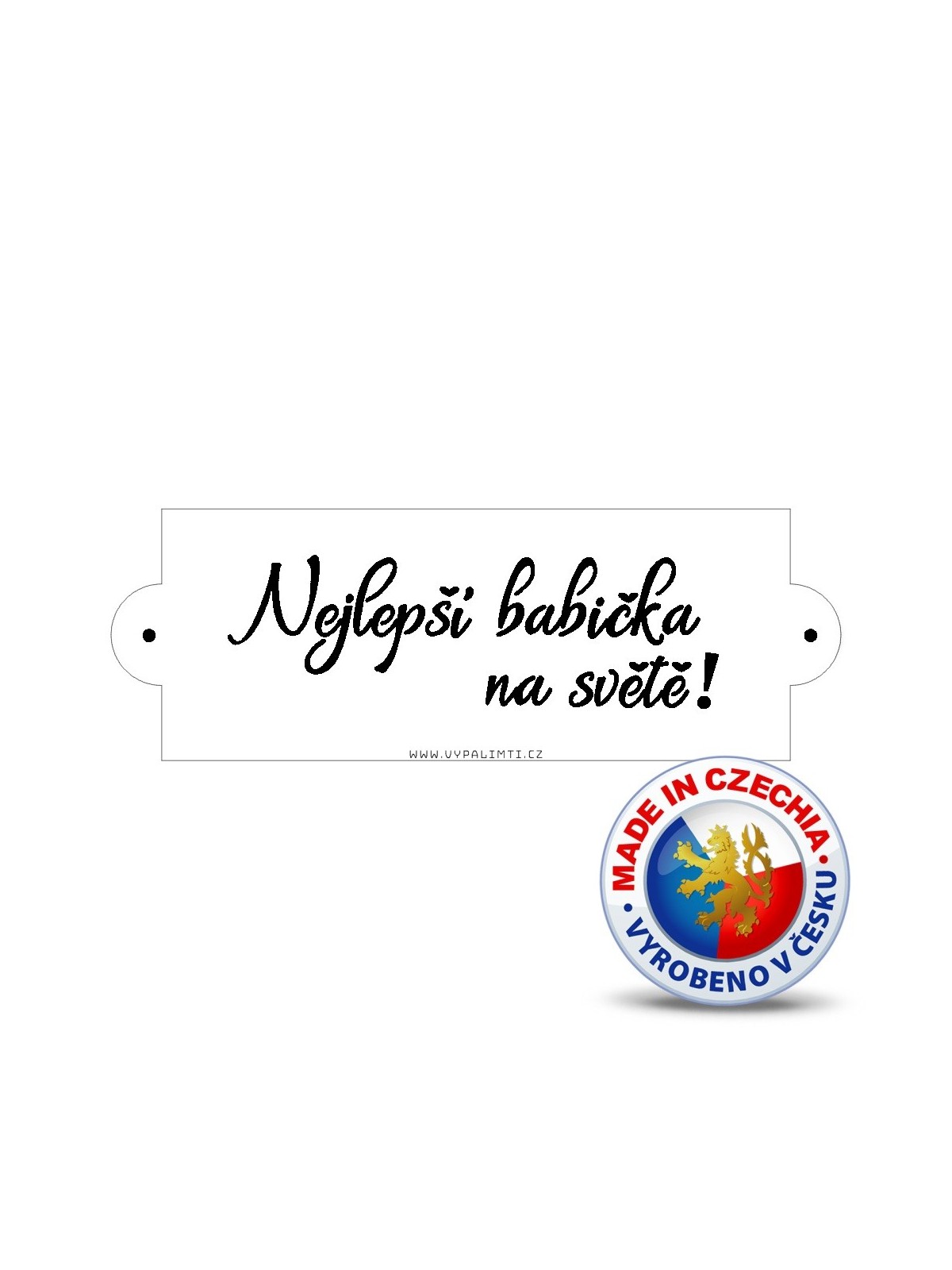 Stencil šablona - Nejlepší babička na světě!