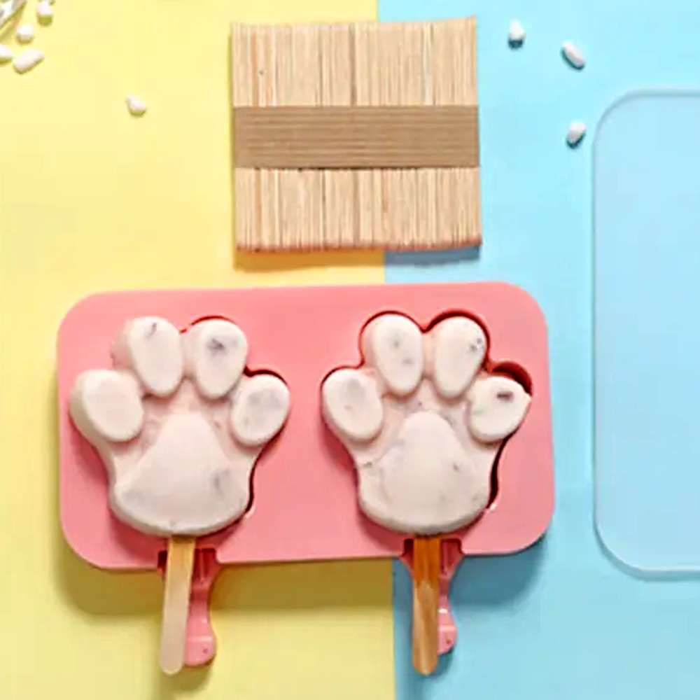 Silicone popsicle mold - Dog paw