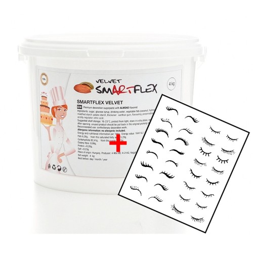 Smartflex Samt Mandel 4kg - Überzugsmasse + Geschenk