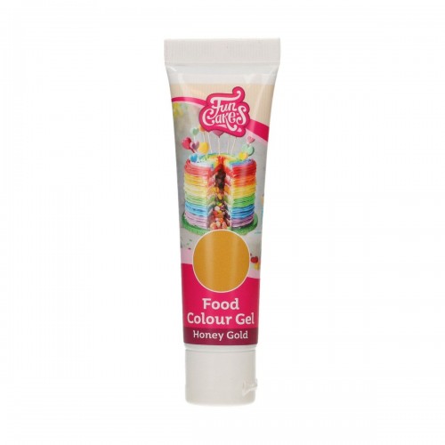 FunCakes food colour gel -  Honey gold  30g