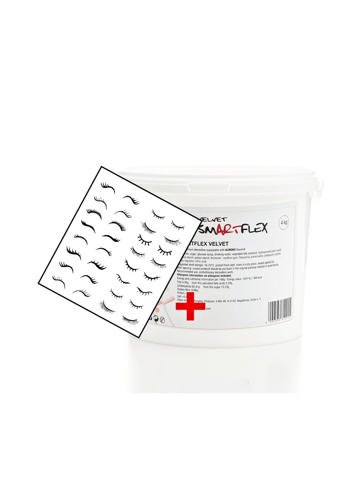 Smartflex Samt Orange 4 kg - Bezugsmasse