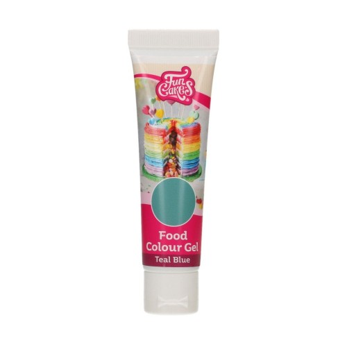 FunCakes food colour gel - Teal blue  30g