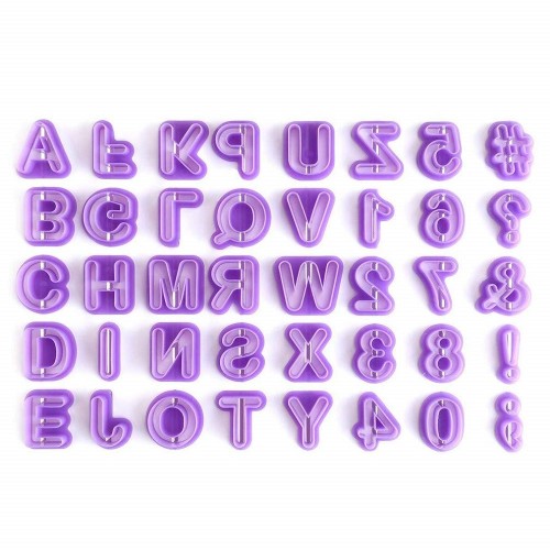 Fialová abeceda - 40ks