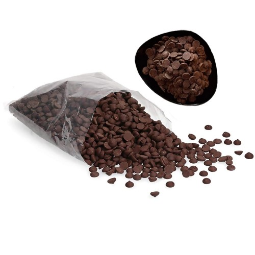 Caribe - kuvertüre dunkel - dark discs- 500g