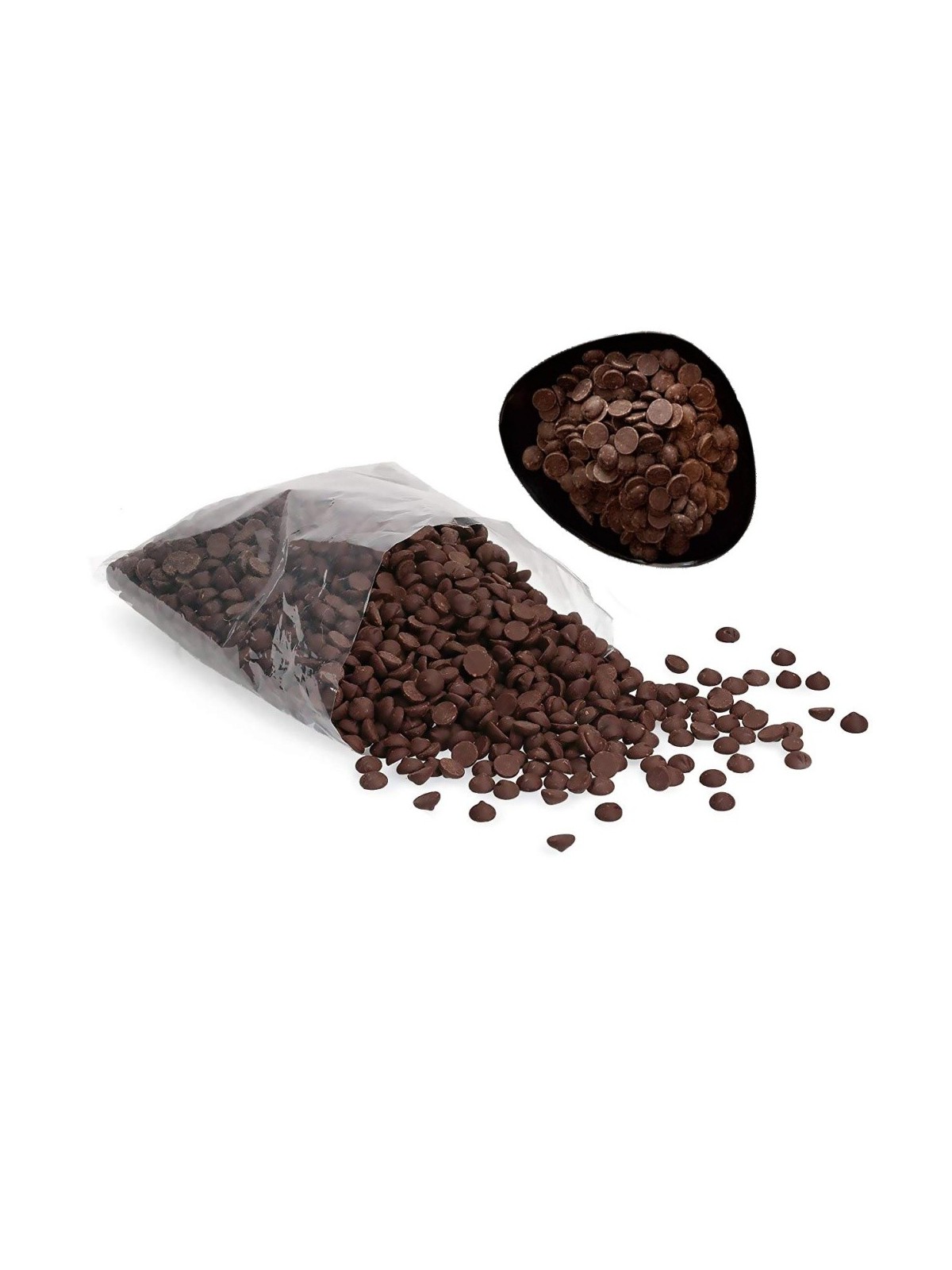 Caribe - kuvertüre dunkel - dark discs- 500g