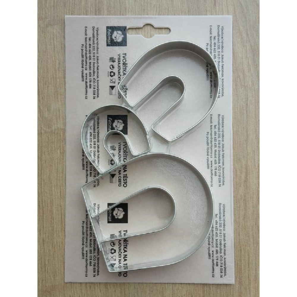 Set of cutters - horseshoes 3 pcs