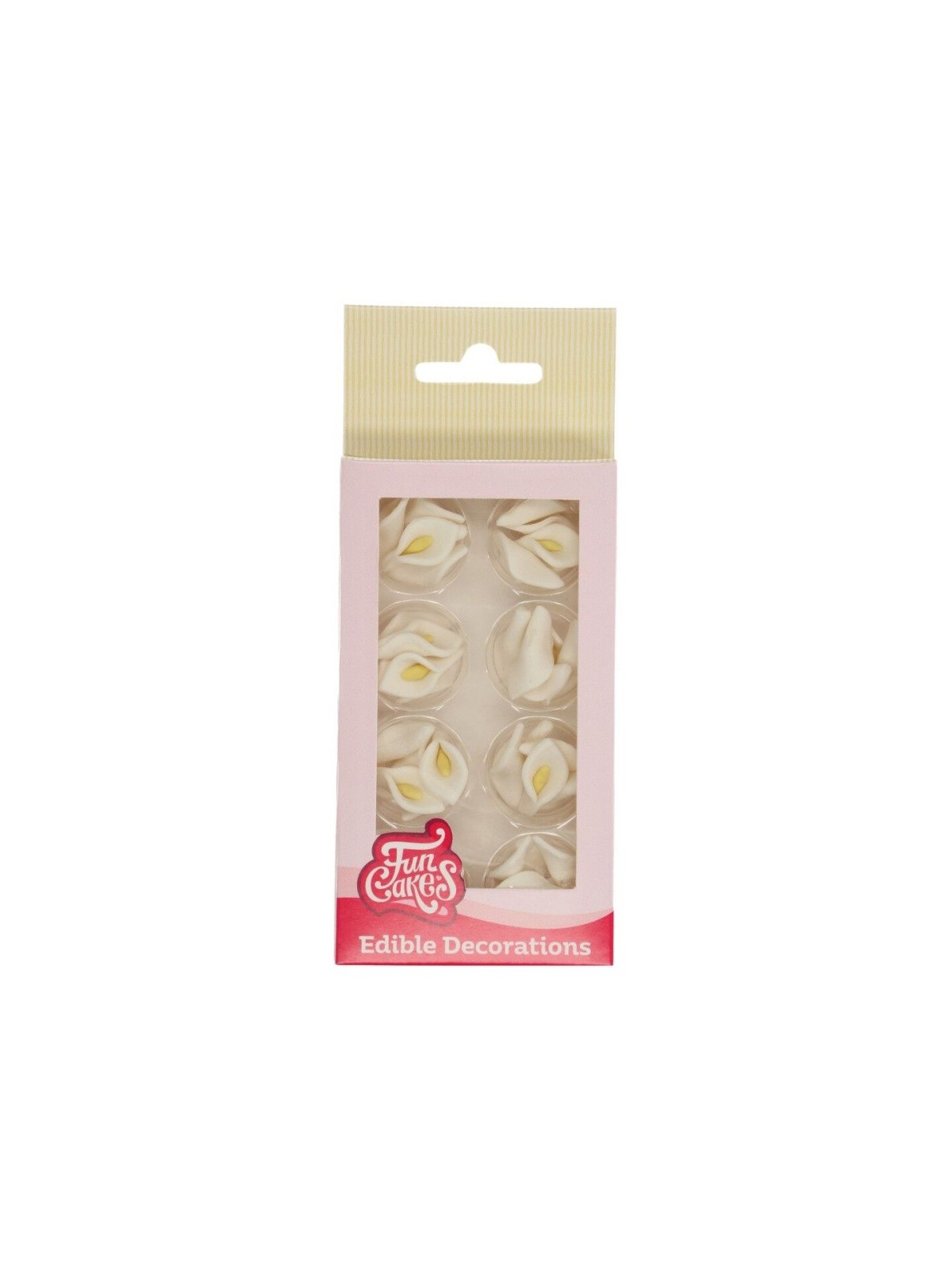 FunCakes Zuckerdeko - white Calla - weiße Calla 24Stk