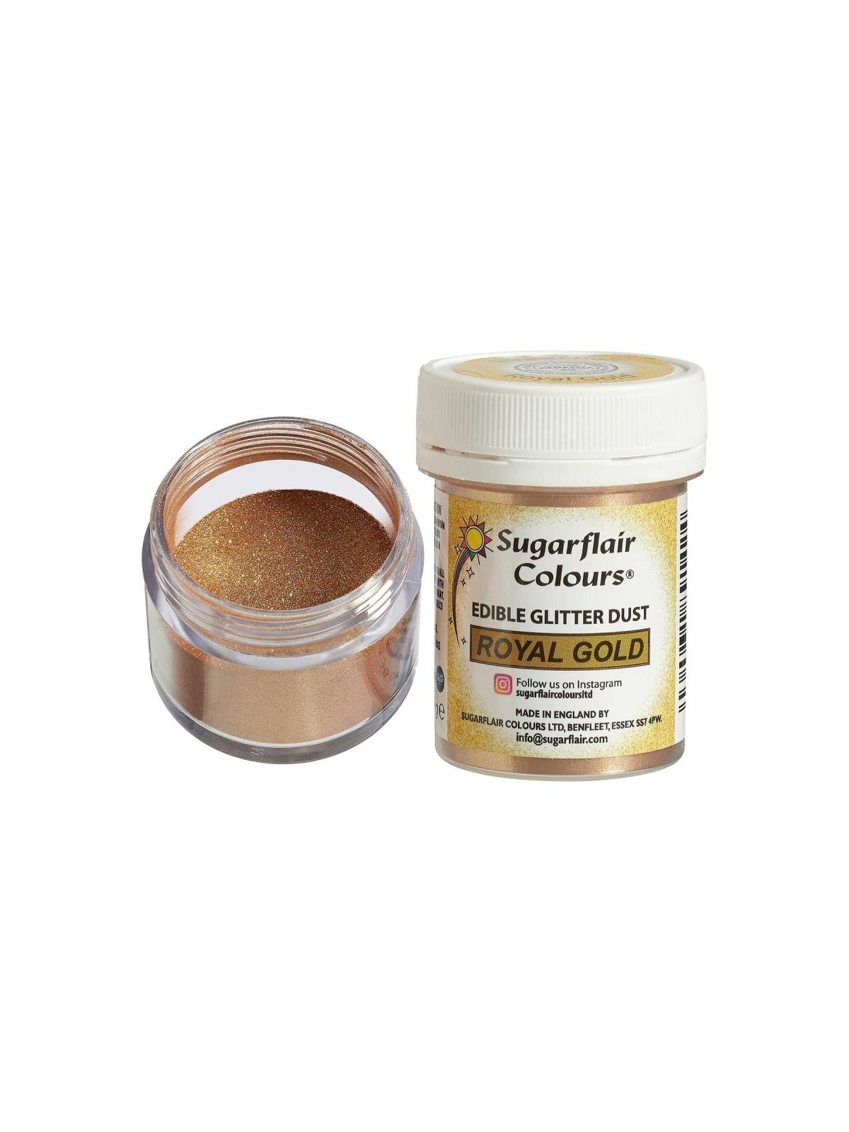 Sugarflair Edible Lustre Colour - Royal Gold 10g