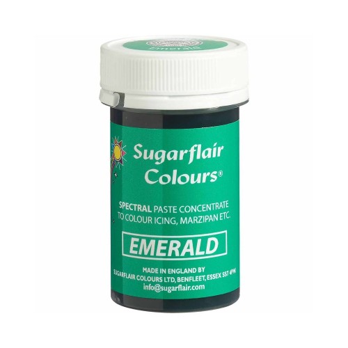 Sugarflair Spectral Paste Colour - Emerald - 25g