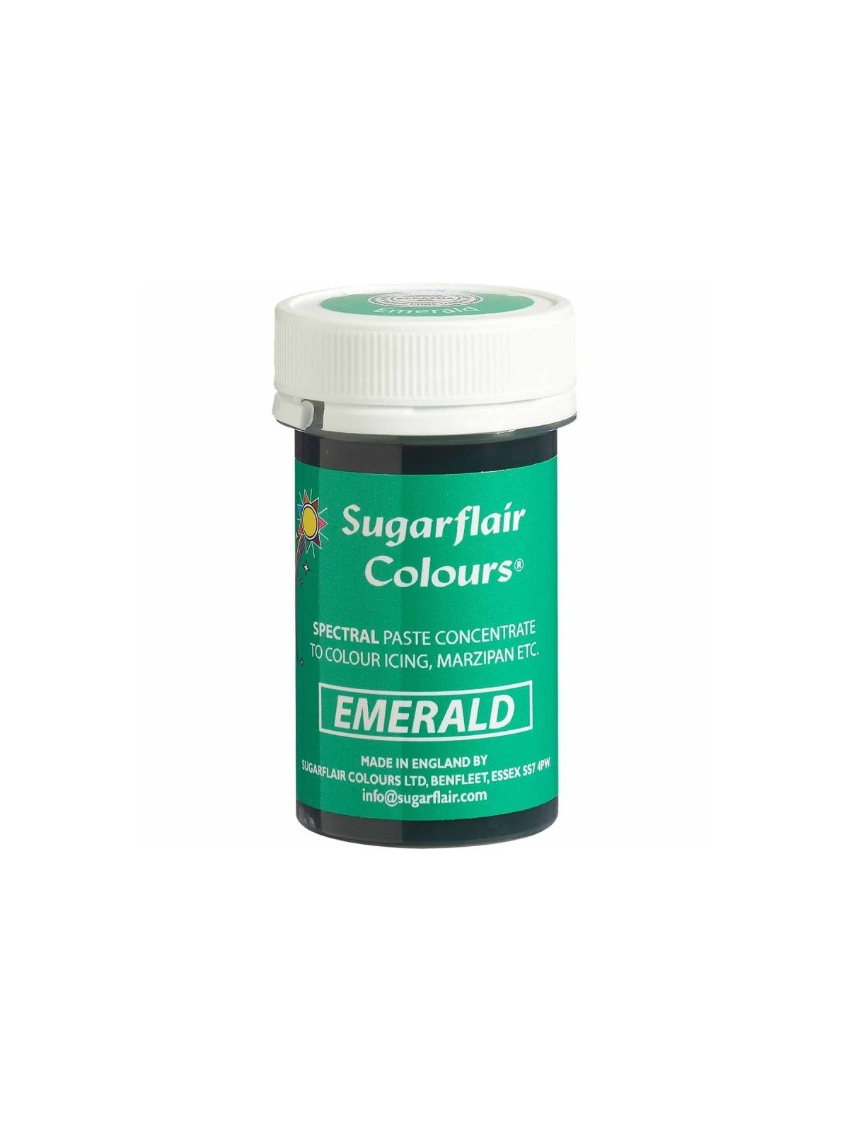 Sugarflair Spectral Gel Colour - Emerald - 25g