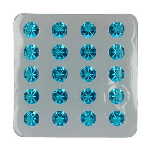 FunCakes - Blue Edible Jelly Diamonds 10mm