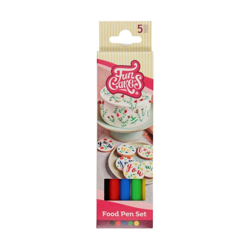 FunCakes Lebensmittelmarker - Set - 5-tlg