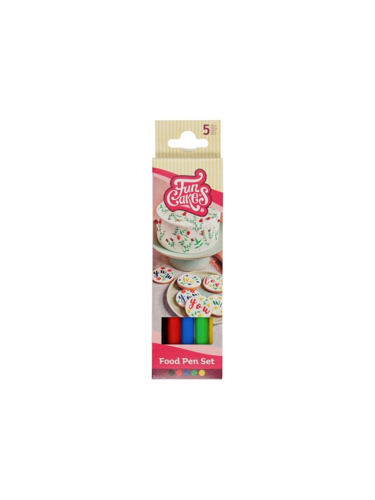 FunCakes food marker - Set - 5 pcs