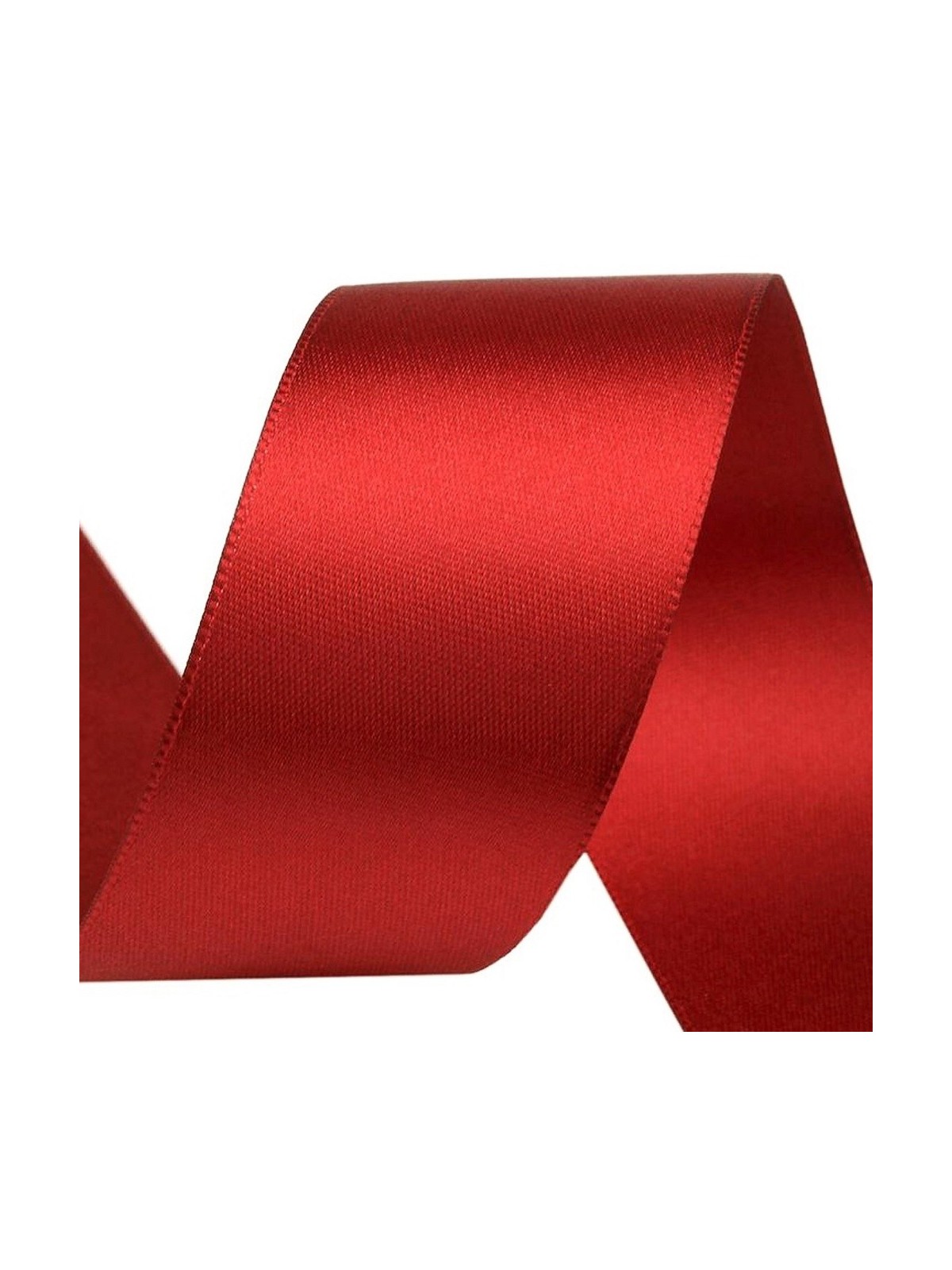 Satin ribbon - red - 5m/ 40mm