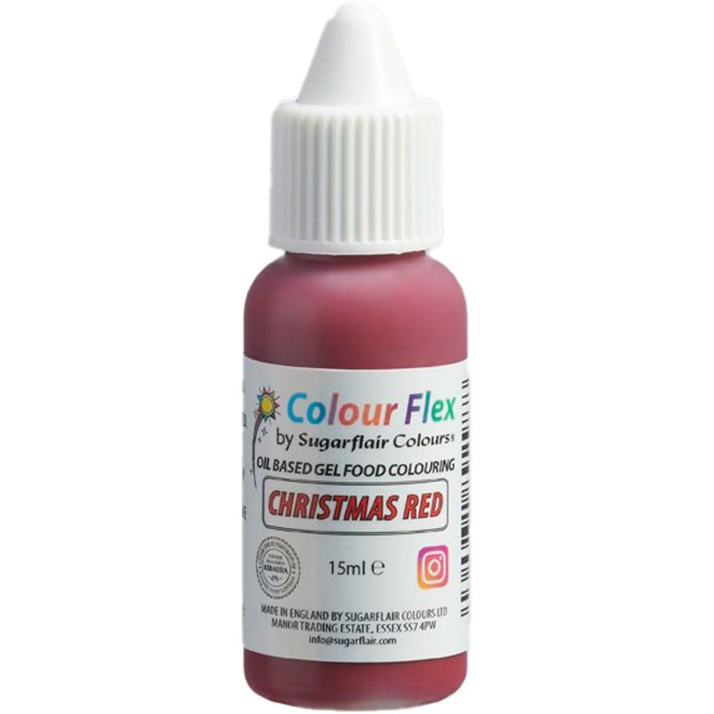 Sugarflair Colourflex - christmas red - red