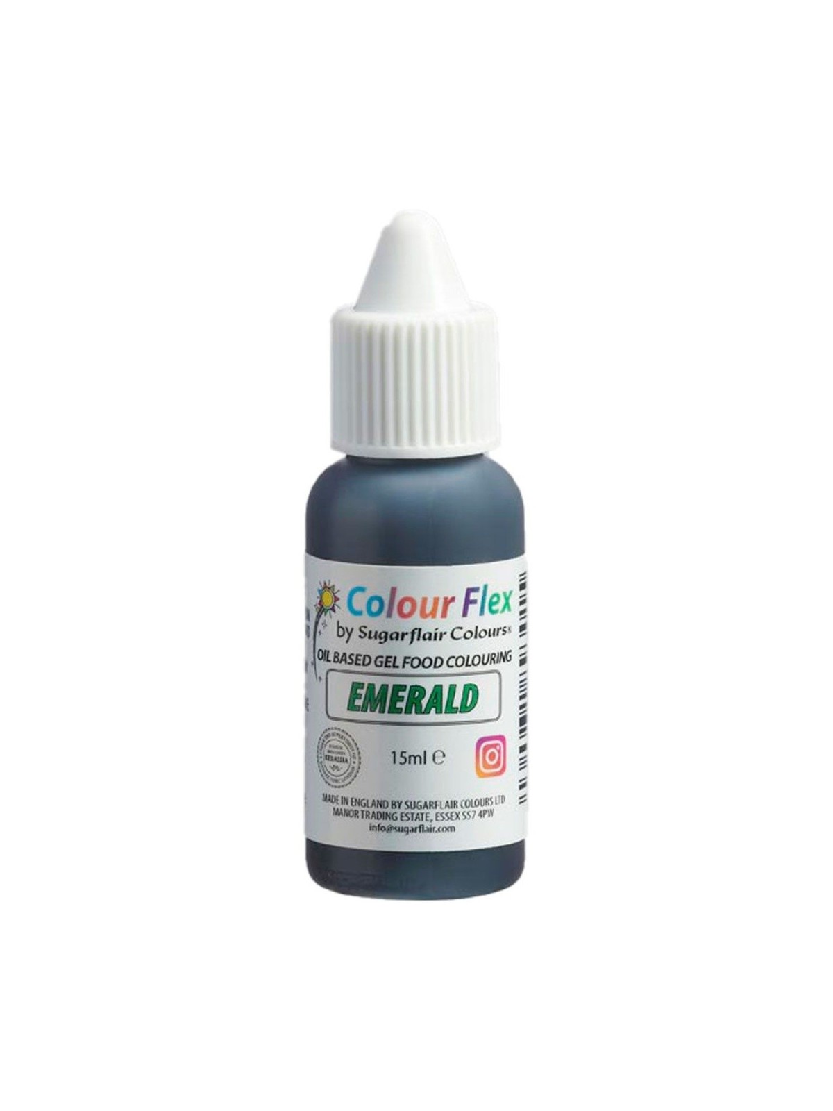 Sugarflair Colourflex - emerald - zelená