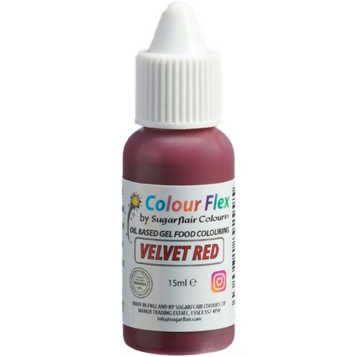 Sugarflair Colourflex -  red velvet