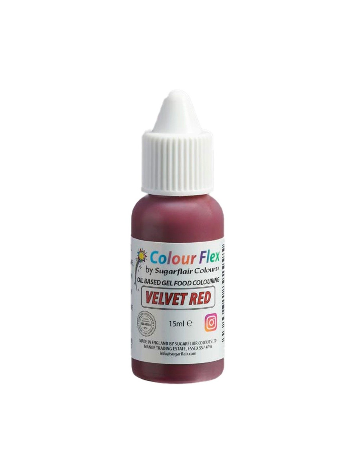 Sugarflair Colourflex - red velvet - red