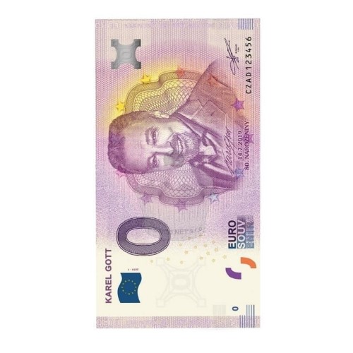 Esspapier "Banknote Karel Gott" - A4