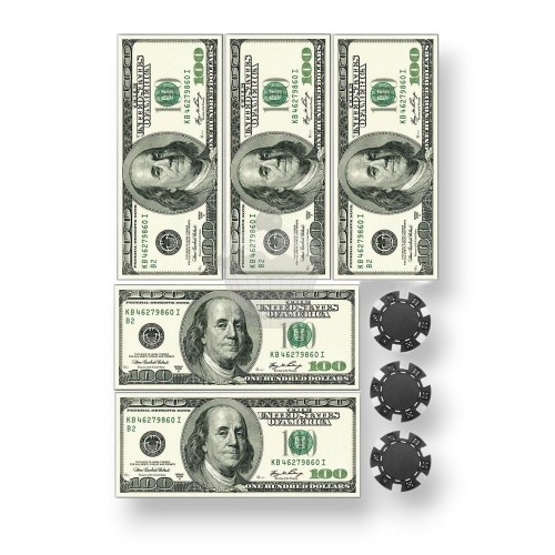 Edible paper "100 dollar bills" - A4