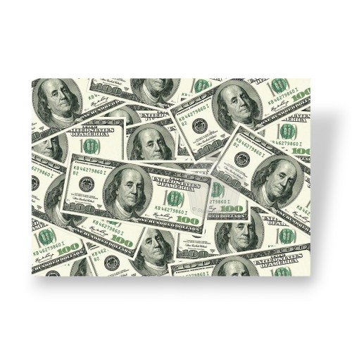 Edible paper "100 dollar bills - wallpaper" - A4