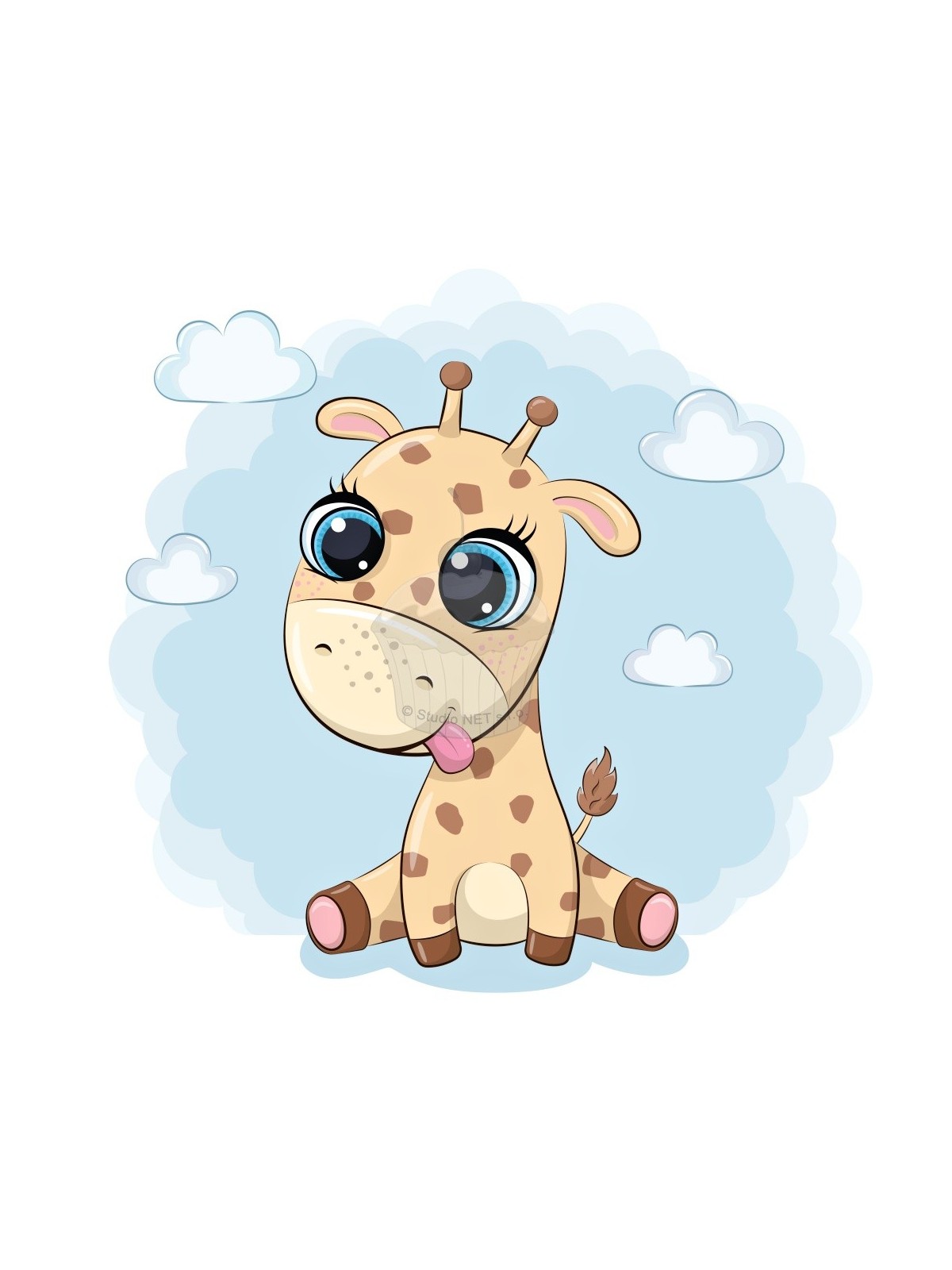 Esspapier „Giraffenbaby“ A4