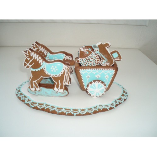 Set of cookie cutters - horse blanket