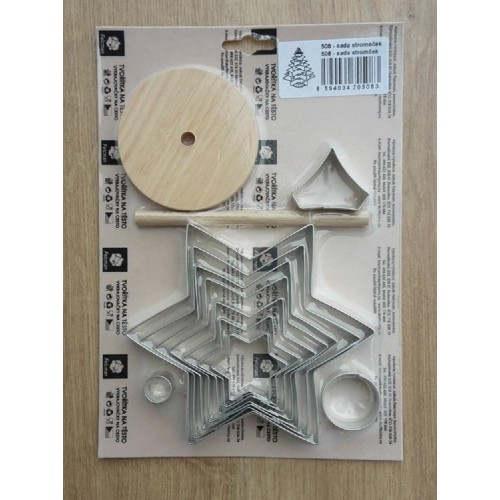 Gingerbread cookie cutter set - 3D gingerbread tree