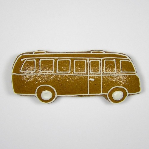 Stainless steel cookie cutter - bus