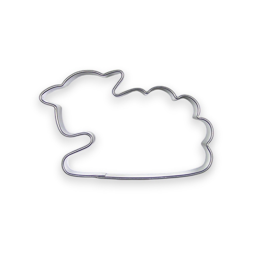 Stainless steel cookie cutter - sheep.