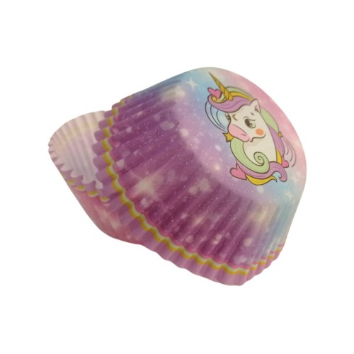 Baking cups - star Unicorn - 50 pcs