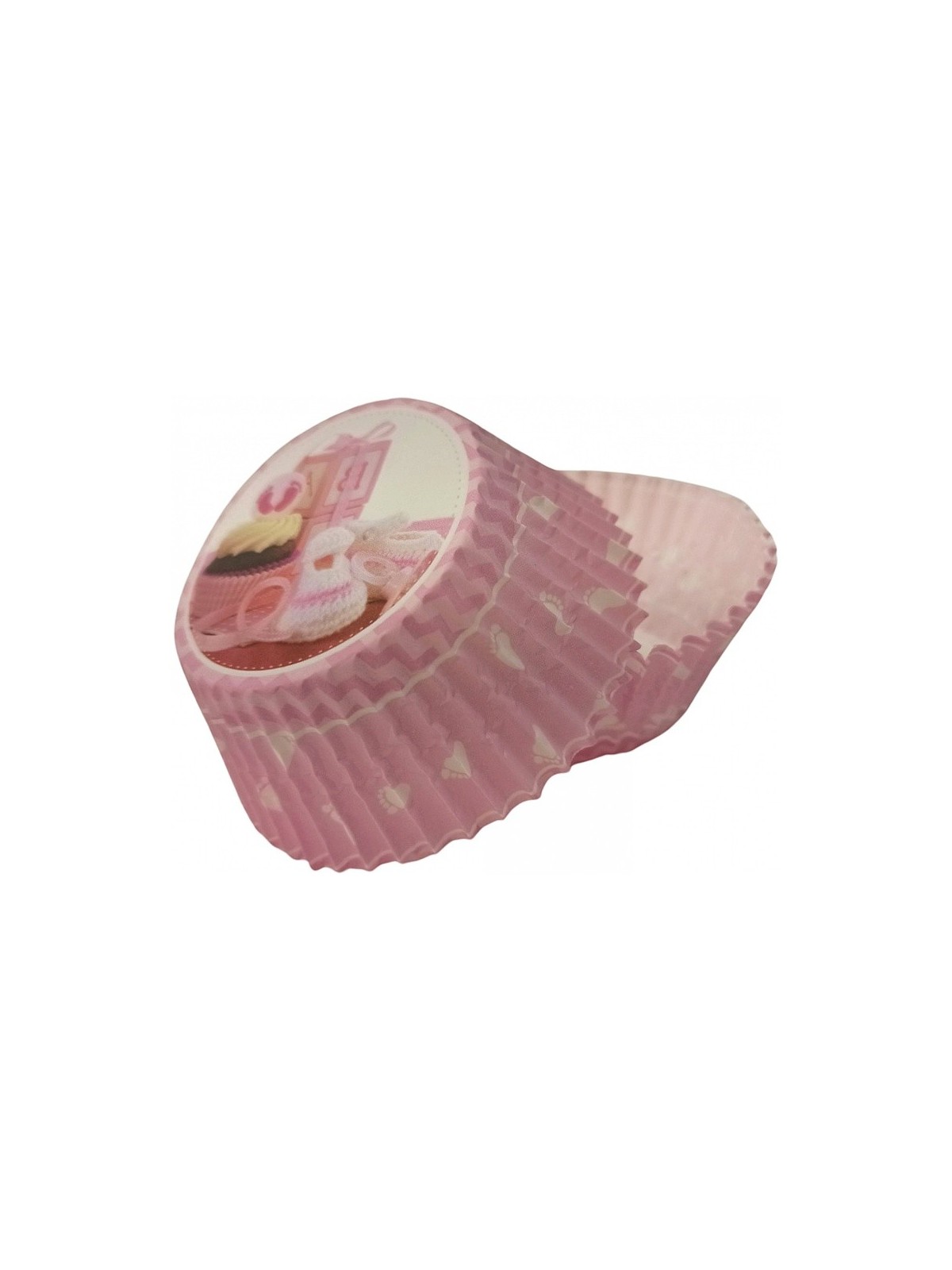 Baking cups - birth - girl - 50 pcs