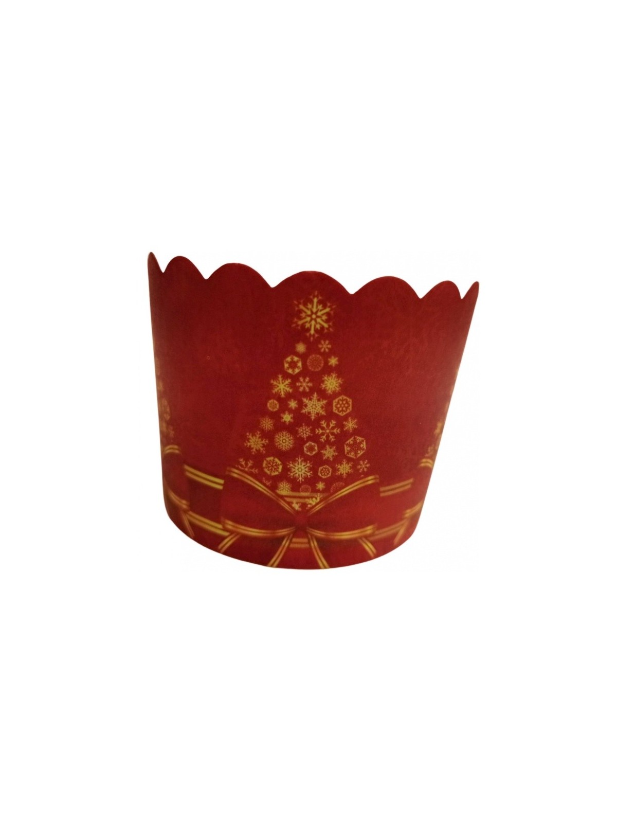 Cupcake for muffin solid - Christmas red - 24pcs