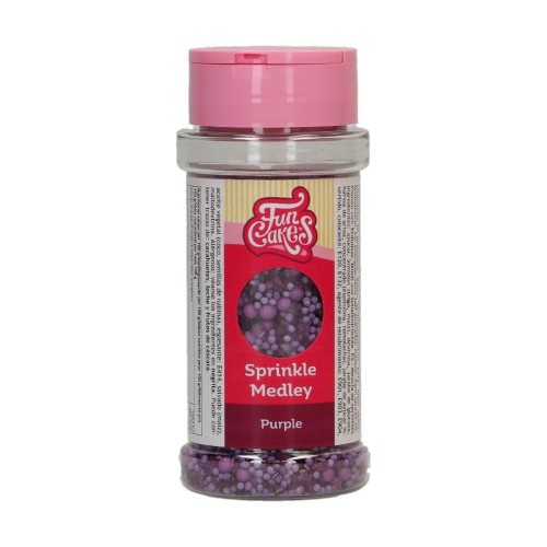 FunCakes sprinkle Medley - Purple 70g