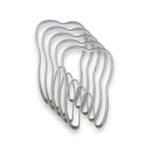 500 pieces - Stainless Steel Cookie Cutter - Tooth