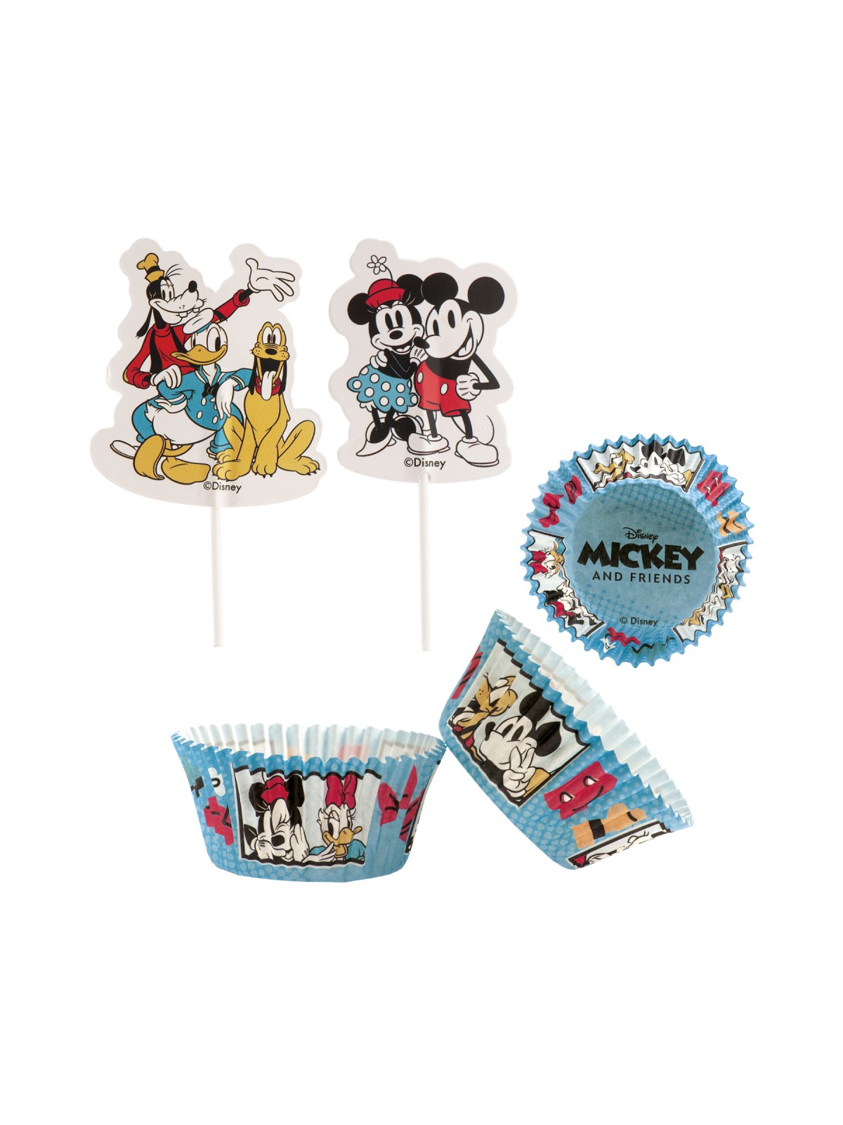 Dekora - Baking Cups - Cup  Mickey Mouse und Freunde 24 + 24 Stk