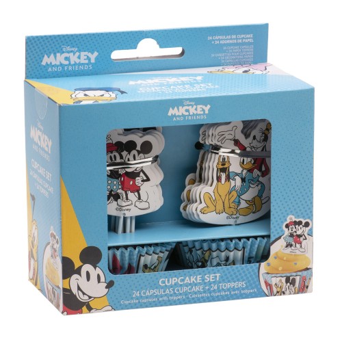 Dekora - Baking cups - Combo Pack  Mickey Mouse and friends 24 + 24 pcs