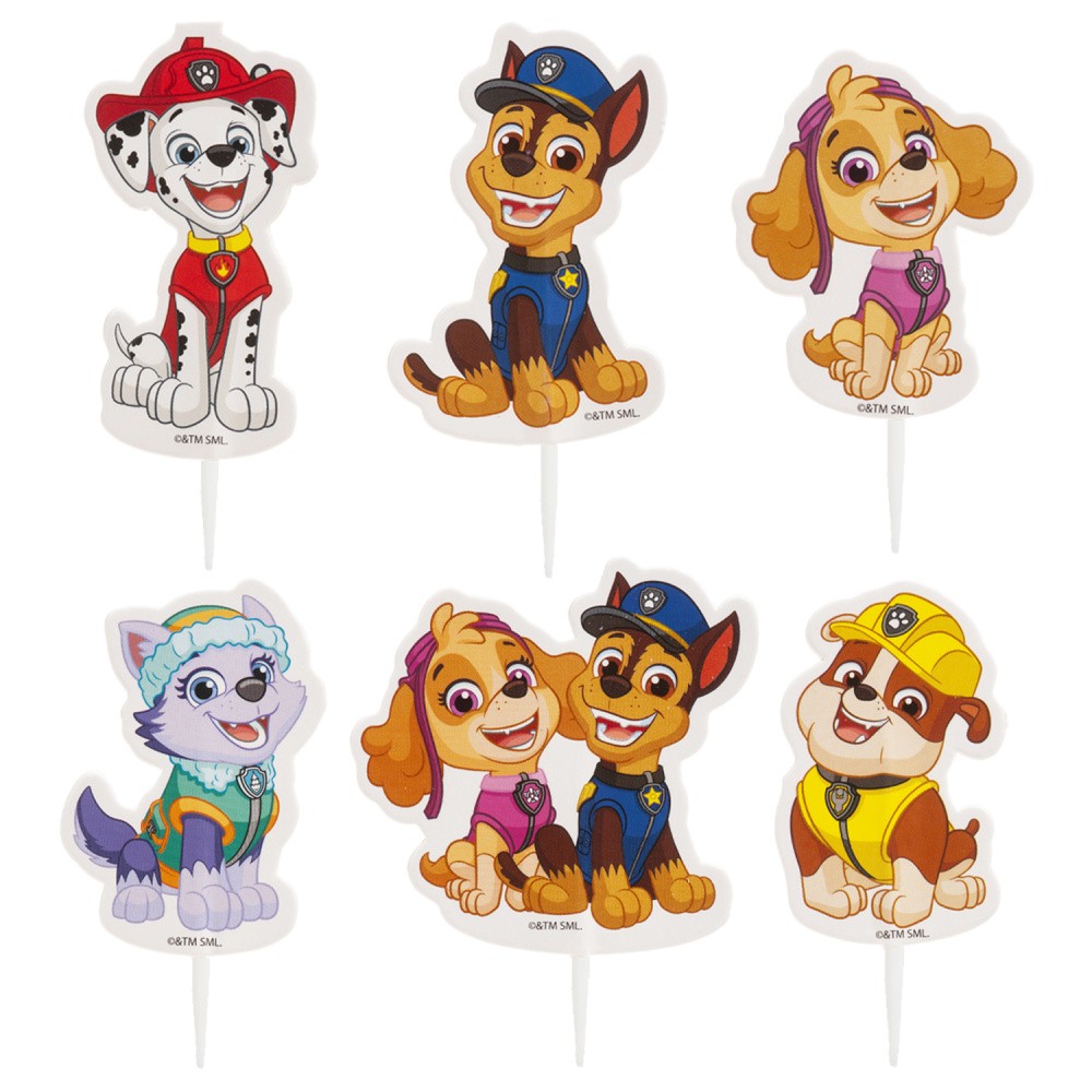 Dekora - cake toppers - Paw Patrol - 30 pcs