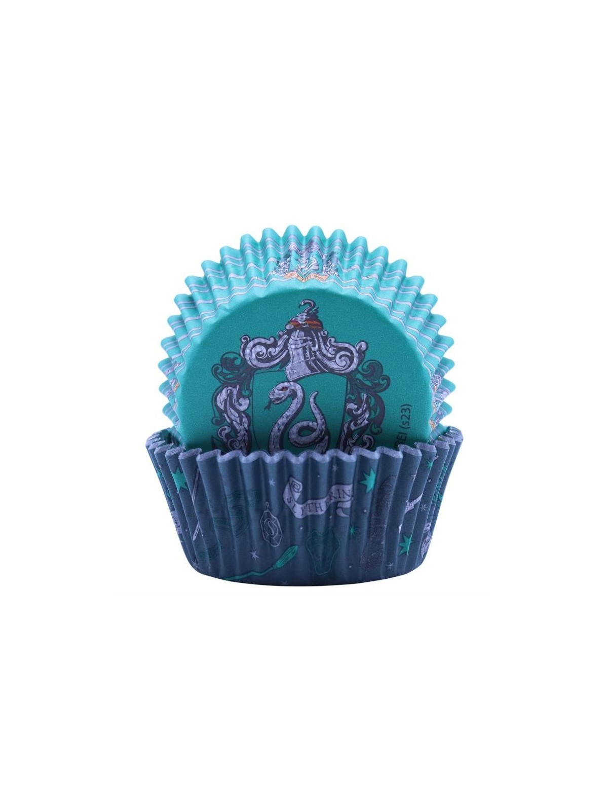 PME Cupcake Cases with Foil - Harry Potter - Slytherin - 30pcs